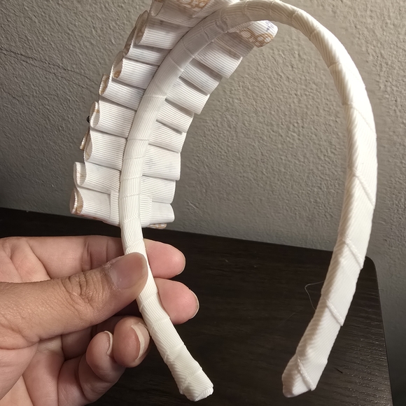 accessories set of headband and bows for little girls - Picture 5 of 12